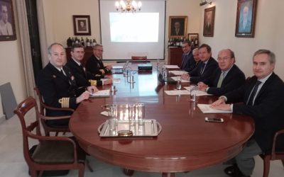 Delgado Zuleta acoge la reunión anual de la Comisión Mixta Armada-Clúster Marítimo Español